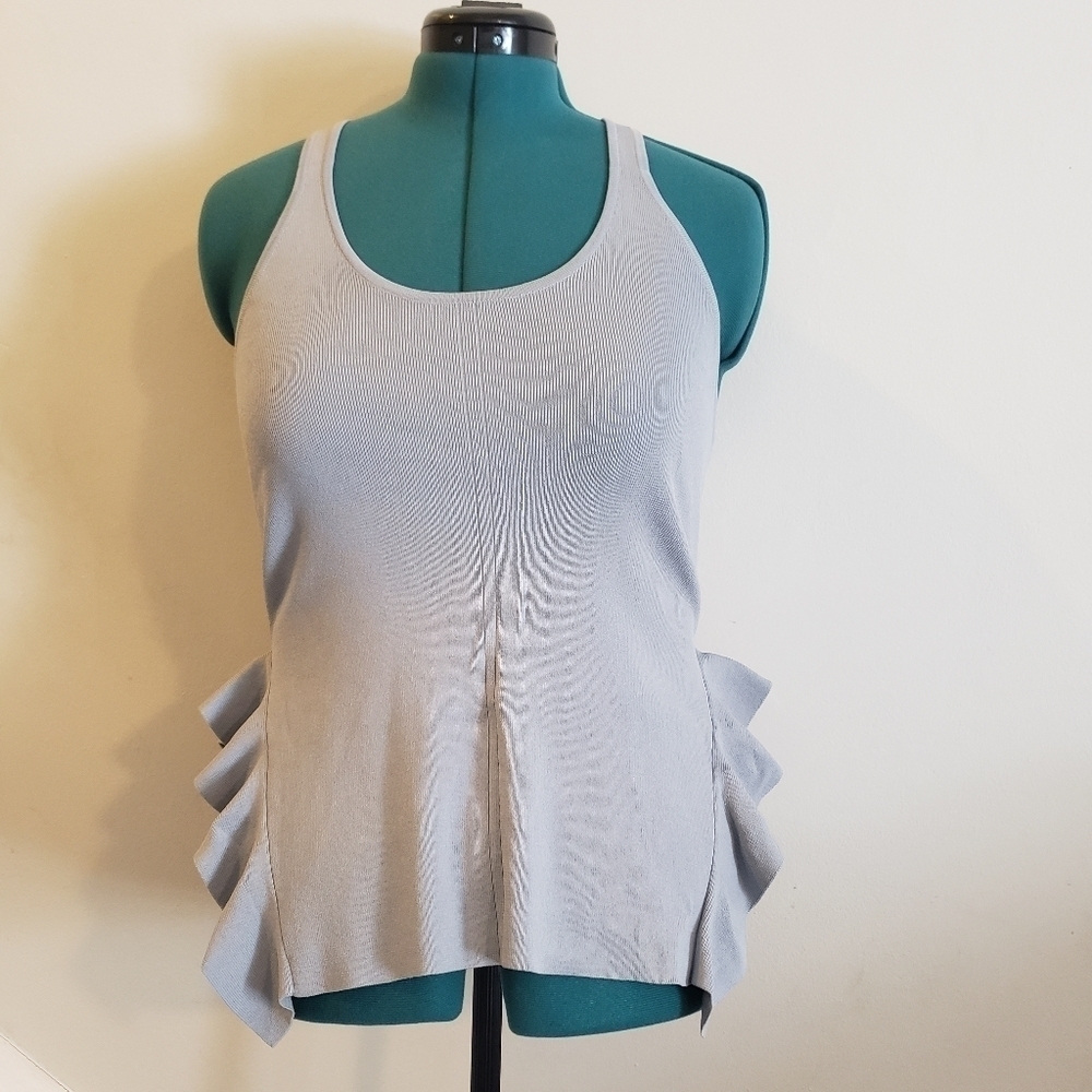 Maison Cinqcent Side Ruffle Top